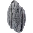 thumbnail image 3 of Unisexe Chaud en Tricot Cachemire Hiver Pur Couleur Cache-Oreilles avec Cache-Oreille en Fourrure, Enveloppe Réglable, Gris, Large, 3 of 5