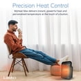 thumbnail image 2 of Lasko MyHeat Max 9" Portable Ceramic Space Heater with Timer, 1500W, Black, CD09100, 2 of 8