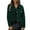 Green, variant on Stylish Plus Size Corduroy Cropped Shirt Jacket For Women Fashion Layering Comfort Fit Women Casual Dress Sweater Long Sleeve Hoodie Womens Long Hooded Sweatshirt