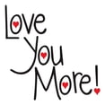 thumbnail image 2 of CafePress - Love You More! Mugs - 11 oz Ceramic Mug - Novelty Coffee Tea Cup, 2 of 4