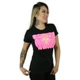 thumbnail image 2 of ShirtBANC Brand Pink Sugar Skull Banner Womens Shirt, 2 of 3
