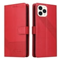 thumbnail image 2 of Wallet Case Compatible with iPhone 13 Pro Max (6.7 inch) 2021,Luxury ID Cash Credit Card Slots Holder Carrying Pouch Folio Flip PU Leather Cover [Magnetic Hard Case] for iPhone 13 Pro Max (Red), 2 of 10