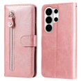 thumbnail image 2 of Wallet Case for Samsung Galaxy S26 Ultra with Zipper Pocket & Card Slots – Stand Function Pink, 2 of 5