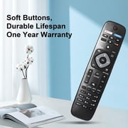 NH500UP Universal Remote Replacement for Philips Smart TV | Compatible with LCD, LED, 4K UHD Models