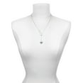 thumbnail image 3 of Delight Jewelry Silvertone Little Sister Heart Silver tone Elegant Infinity Lariat Necklace, 3 of 4