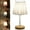 White, variant on Small Table Lamp for Bedroom, Bedside Lamps for Nightstand, Wood Night Stand Light Lamp for Kids Room Living Room,White