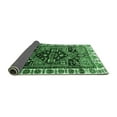 thumbnail image 2 of Ahgly Company Indoor Rectangle Persian Emerald Green Traditional Area Rugs, 2' x 4', 2 of 4