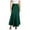 Green, variant on YOUSNH Women Satin High Waist Elastic Stitching Long Skirt Slim Fit Skirt Womens Skirts Black L