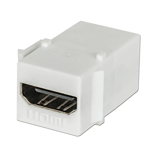 Acoplador INTELLINET HDMI Tipo Keystone a HDMI Hembra Color Blanco