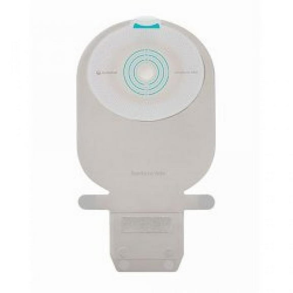 SenSura Mio Filtered Ostomy Pouch, One-Piece System, 11 Inch Length, Maxi, 1-1/8 Inch Stoma, Drainable, Flat, Pre-Cut, Opaque, 10 Count