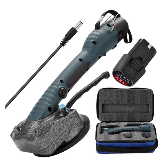 10-150Hz Tile Tiling Machine Wall Floor Tiles Laying Vibrating Tool With 100*100mm Suction Cup With 2pcs Batteries ,Easy to Use