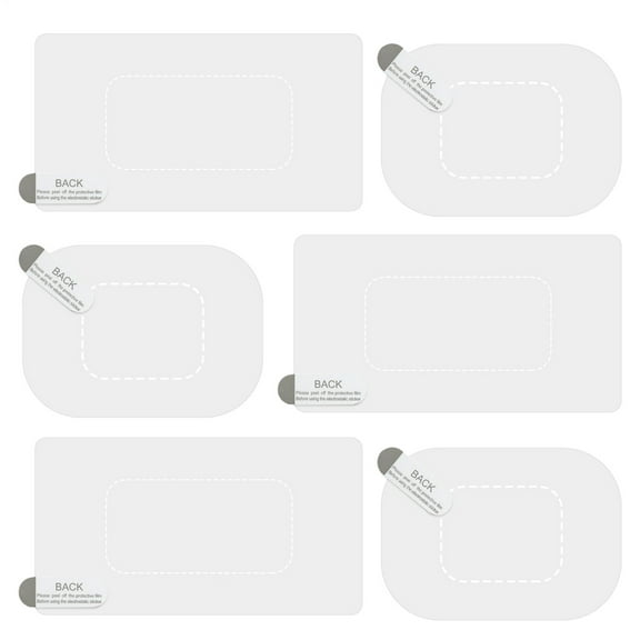 6 windshield dashcam stickers. Electrostatic stickers prevent