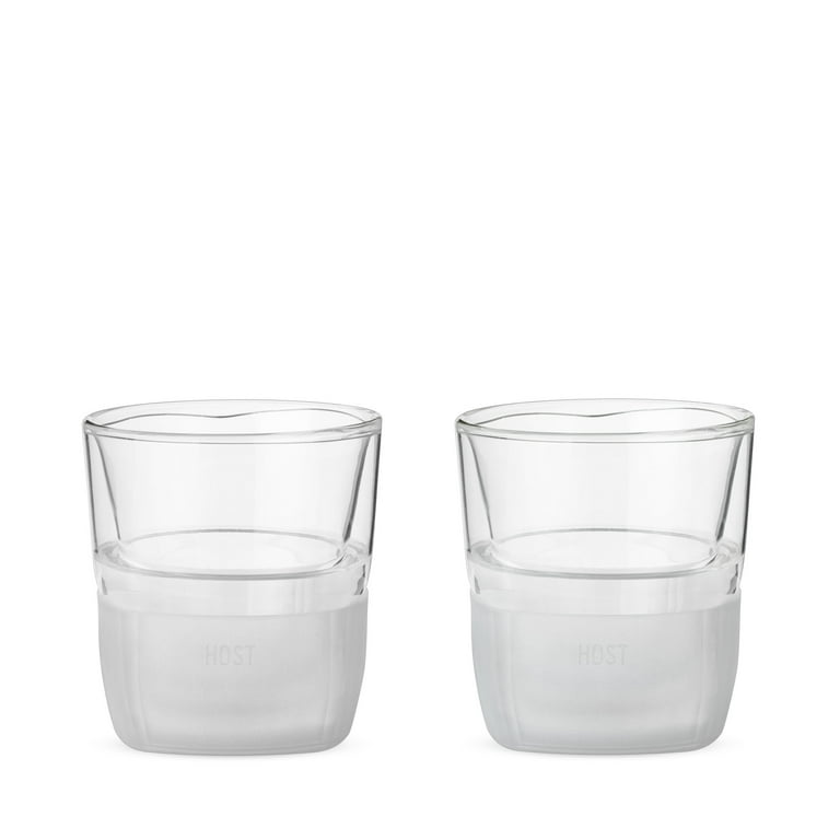 Host FREEZE Whiskey Glasses, Cocktail Glass for Old Fashioned, Whiskey,  Bourbon, and Scotch, Frozen Drinking glasses, Double Walled Insulated  Cocktail Tumblers, Set of 2 