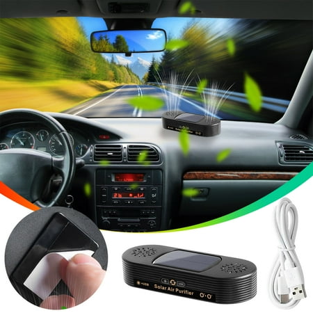 

Saleteraj Vehicle Mounted Core Solar Purifier intelligent Car Purifier for and Odor Removal