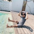 thumbnail image 5 of LUOGENLI Boys Swim Trunks 14-16 Set Girls and Boys 1 Piece Swimsuit Kid Water Sport Short Swimsuit Bathing Suits Boys Swim Trunks with Shirt 12-14 Boys Swim Trunks with Shirt Grey 5Y, 5 of 7