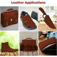 thumbnail image 5 of ELW 5-6 oz 2-2.4mm Nappa Oil Tanned & Waxy Finish Leather Pre-Cuts & Hides  Size: 2 PCS 12"x24" 30.4-61 cm  Besani Color  Full Grain Genuine Craftsman Grade A/B, Leatherworking, Sheets, 5 of 6