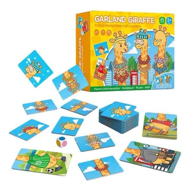 IMENGL Garland Giraffe Addition And Subtraction Card Board Game Toys Parent Child Interaction Puzzle Enlightenment Kindergarten Children Activities for Toddlers 1-3,Toddler Magnets for Refrigerator,