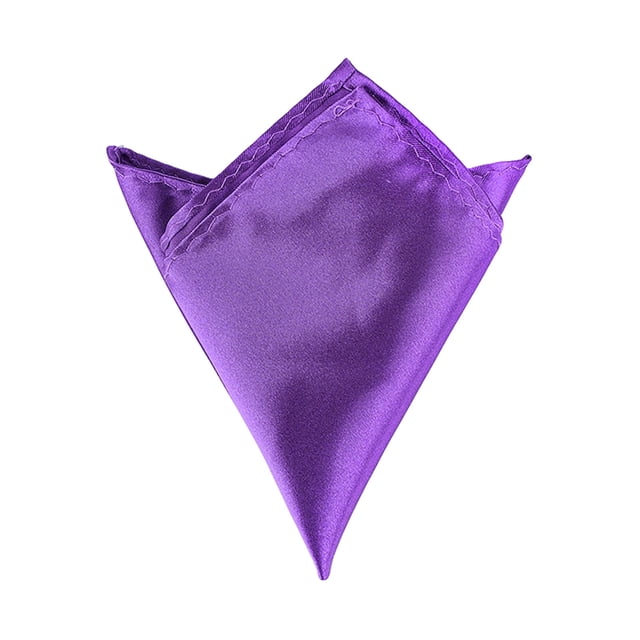 Men's Pocket Square for Formal Suits, Solid Color Handkerchief Prefolded, Dress Accessory for Wedding, Business, Prom, Tuxedo, Party Favor, Blazer Gift for Men