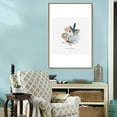 thumbnail image 2 of IDEA4WALL Framed Canvas Prints Wall Art Doodle Ornaments with Pastel Jungle Flowers Modern Art for Living Room, Bedroom, Office Ready to Hang - 16x24 inches, 2 of 4