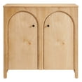 thumbnail image 4 of Modway Appia 2-Door Arched Door Storage Cabinet in Oak, 4 of 9