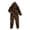 Black, variant on Pumpkin Onesie Kids Halloween Jumpsuits For Girls Cute Plush Pumpkin Costume Loungewear With Hood
