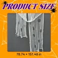 thumbnail image 2 of AUQ Spider Web Decoration,78.74 × 157.48in Spider Web,Hole Spider Webs,White2, 2 of 7