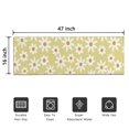 thumbnail image 5 of Beige Daisy Flower White Blooms Pattern Door Rugs,Washable Non Slip Door Mats Indoor,Decorative Door Mats,Entry Mat Indoor for Entrance,Bedroom,Kitchen,Bathroom,16"x47", 5 of 6