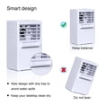 thumbnail image 4 of NEX 3-in-1 Portable Air Conditioner 2729 BTU, Personal Space Cooler, Humidifier, Purifier(NX-CA001WH), White, 4 of 7