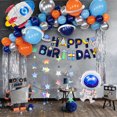 thumbnail image 3 of Kit con forma de arco de globos para fiesta de cumpleaños con temática de Spaceman, 48 unidades, 3 of 3