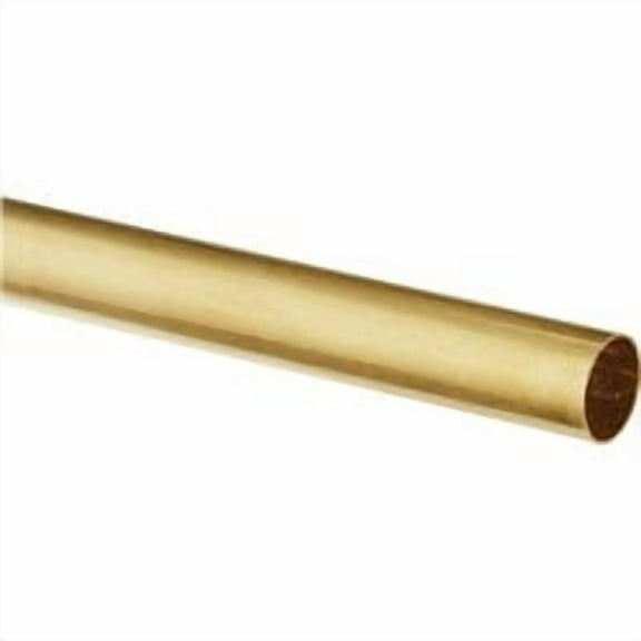 K & S PRECISION METALS 1151 5/16x36 RND BRS Tube, Pack of 1, brass