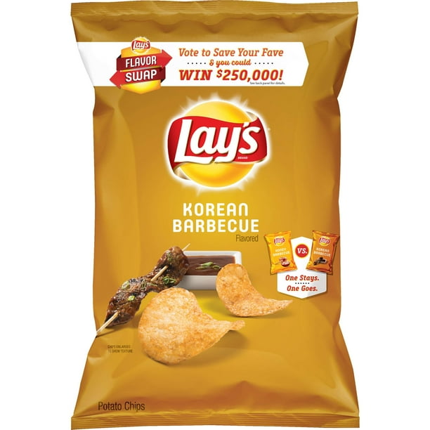 Lay's Korean Barbecue Potato Chips, 7.75 Oz.
