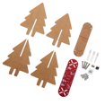 thumbnail image 4 of DIY Arbol Navideño con Luces LED Colorida Resaltada Cambiante Tamaño completo: 15 cm x 6 cm x 13 cm Soledad DIY Light Christmas Tree Tower, 4 of 10