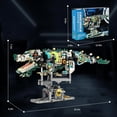thumbnail image 7 of Ideas Mechanical Crocodile Building Set - Alligator Animal Toy with Display Stand and Light, Compatible with Lego Dinosaur, STEM Gift for Adults & Teens Boys Ages 14+ (996 PCS), 7 of 7