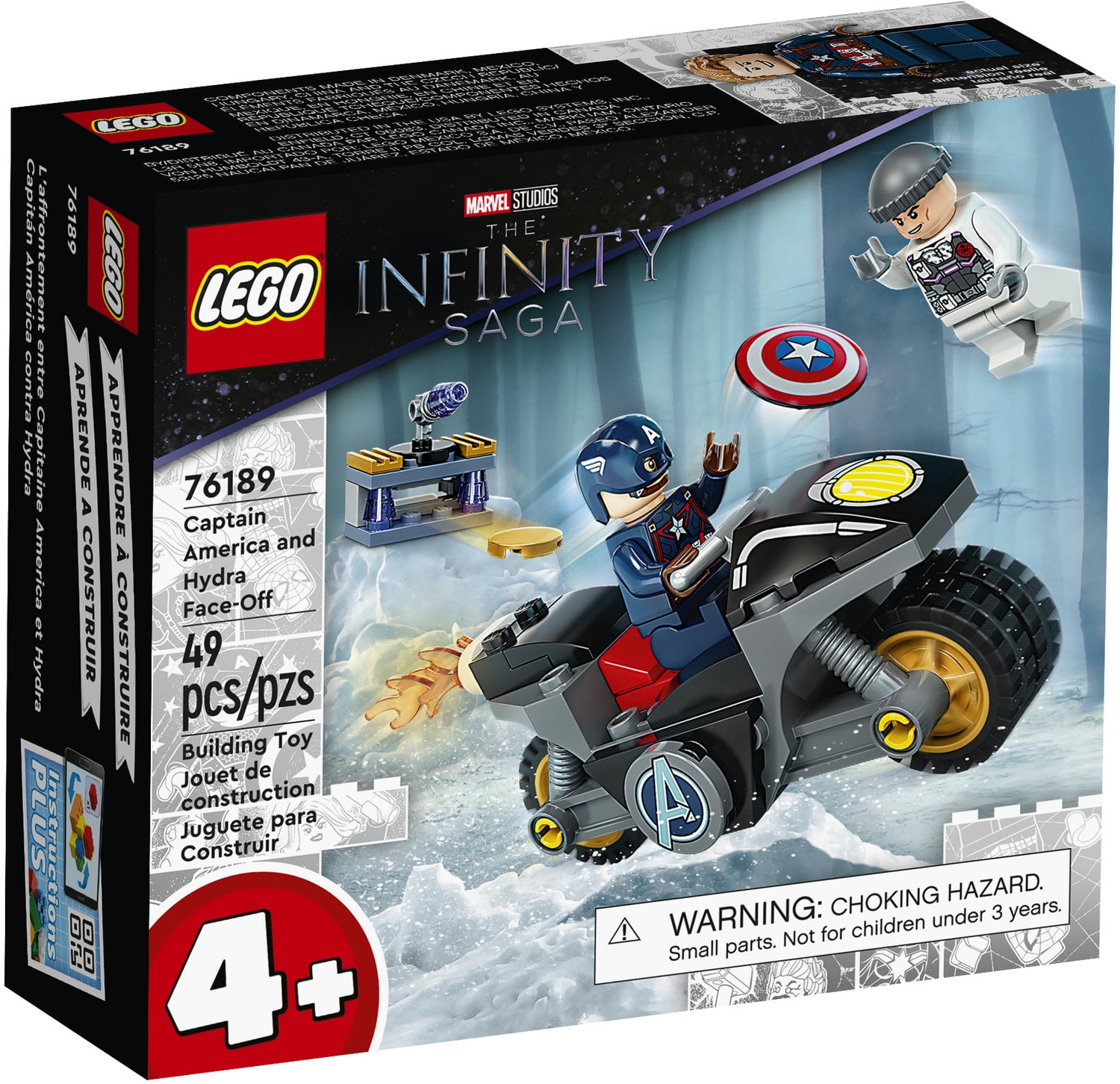 overvældende metodologi mandat LEGO Marvel Avengers: Captain America and Hydra Face-Off 76189 Collectible  Building Toy - Walmart.com