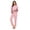 Pink, variant on Women's Pajama Set 100% Cotton 2 Piece Lounge Pjs Soft Sleepwear Fall Long Sleeve Long Pant With Pockets(Dusty Rose,M)