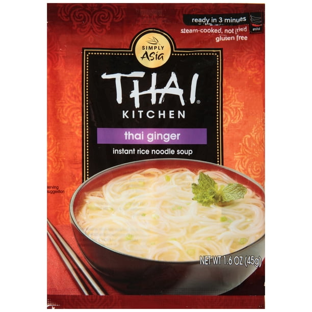 Thai Kitchen Gluten Free Thai Ginger Instant Rice Noodle Soup, 1.6 oz