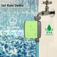 thumbnail image 3 of Riwcyla Programmable Timer Hose Timer Battery Operated Meter Automatic Watering Sprinkler System Irrigation Controller with 1 Outlet for Garden Plants (Batteries Not Included), 3 of 6