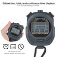 thumbnail image 4 of 12/24 Hours Display Stopwatch, 60 Track Electronic Stopwatch, For Game Professional Competition, 4 of 8