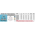 thumbnail image 2 of STAINLESS STEEL 316-NM ROUND PIN CHAIN SHACKLE 7/16" (S0115-RP12), 2 of 2