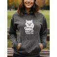 thumbnail image 3 of Black Cat Hoodie Funny Graphic Pullover Cute Unisex Sweatshirt for Men and Women Casual Streetwear Gift for Cat Lovers, 3 of 5