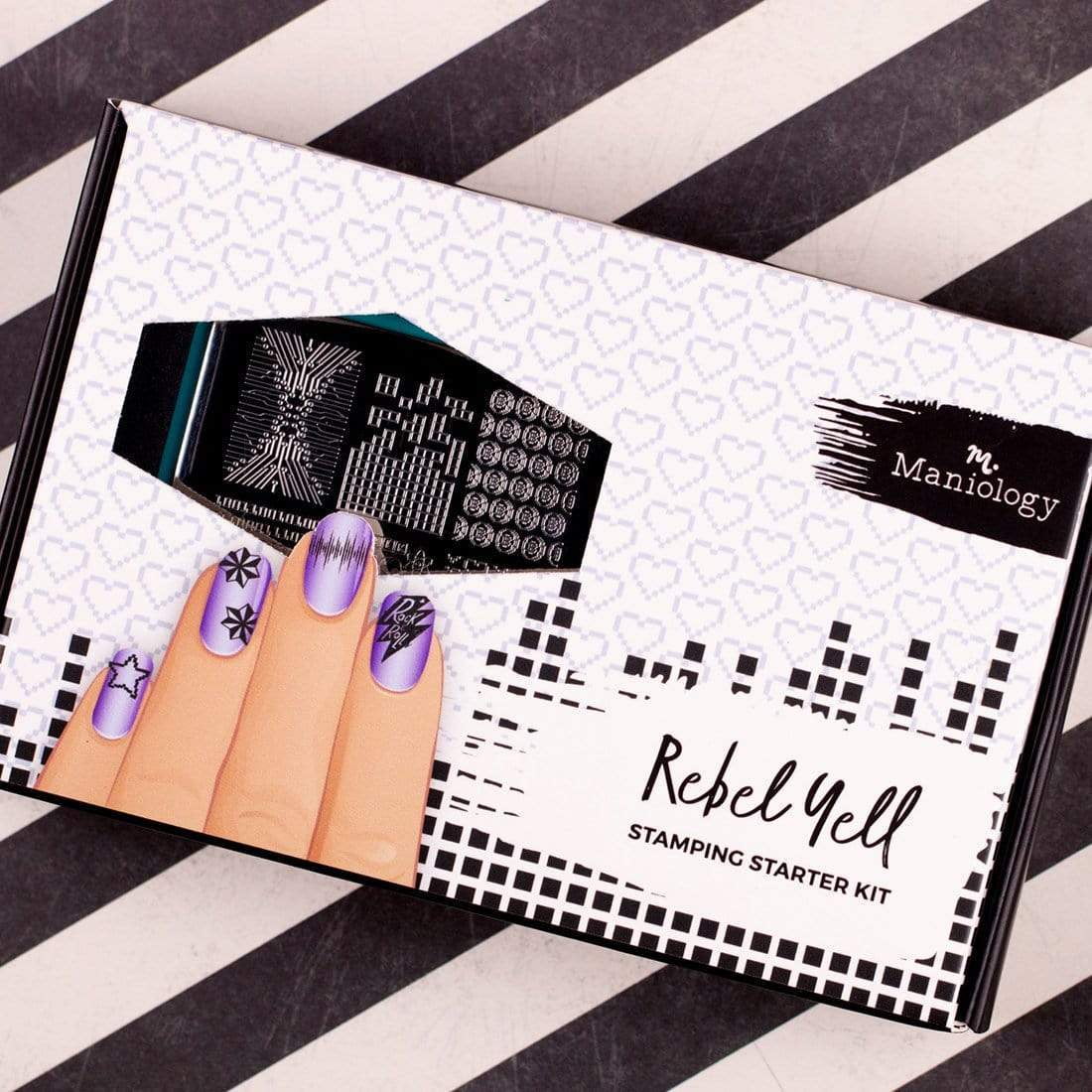 Rebel Yell Level Up Nail Stamping Plate