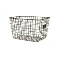 thumbnail image 4 of Spectrum Diversified Steel Wire Storage Basket Organizer for Closets, Pantry, Kitchen, Garage, Bathroom and More, Small, Industrial Gray, 4 of 9