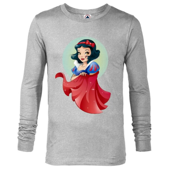 Disney Snow White Stylized T-Shirt - Long Sleeve T-Shirt for Men - Customized-Athletic Heather