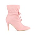 thumbnail image 3 of BLISSFUL STEP Women's Pointed Toe Drawstring Pull on Stiletto Heel Ankle Boots, 3 of 6