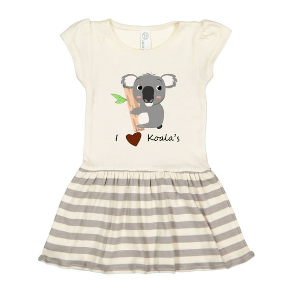Inktastic I Heart Koalas Gift Toddler Girl Dress
