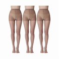 thumbnail image 1 of Chenchen 3 Pairs womens 20D Ultra Sheer Tights with Control Top Run Resistant Pantyhose, 1 of 1