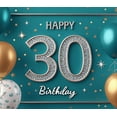 thumbnail image 4 of Balloon Decoration Happy Birthday Banner Metallic Balloons Confetti Design Photo Prop for 30th Birthday Celebration Party Event Decoration, 4 of 7