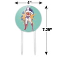 thumbnail image 2 of Acrylic Wonder Woman Vintage Woman Cake Topper Party Decoration for Wedding Anniversary Birthday Graduation, 2 of 7