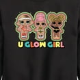 thumbnail image 3 of LOL Surprise! - You Glow Girl - Toddler And Youth Crewneck Fleece Sweatshirt, 3 of 5