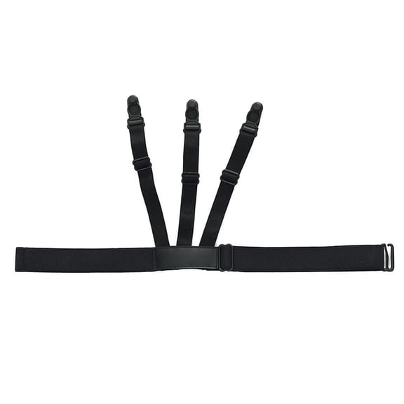 YIGSECU Mens Shirt Stay Tail Plastic Closure Locking Clamps Clips Elastic Straps Belt Ho